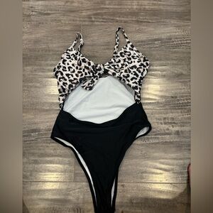 Leopard Print Swimwear
